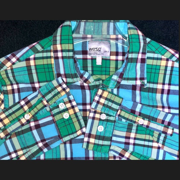 Striped Plaid Long Sleeve Shirt - Picture 5 of 7